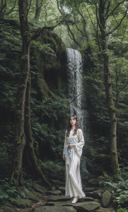 35328-3975018913-1girl,slg,waterfall,shaggy hair, hanfu,beautiful long legs,FOV 90 degrees, day ,😨,.png